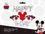 Happy B Day Luftballon Set. Mickey