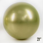 Riesen 21" CHROME Ballon, Gold Olive (1 Stück).)