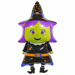 Halloween Hexe Folienballon (48cm*99cm)