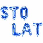 Balony Złote "STO LAT" (40 cm.)