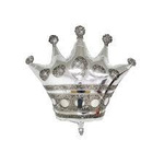 Silver Crown Folienballon (95*80cm)