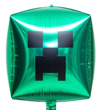 Minecraft Pixels Folienballon (55cm*55cm)