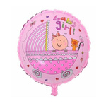 Baby Girl 18" (45cm) Folienballon.)