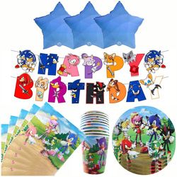 Sonic Birthday Set - Partydekorationen (44 Artikel)