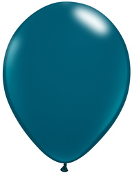 Ballons 5" (12,5 cm), Pfauenblau (100 Stück)./ Packung.)