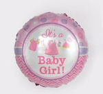 It's a Baby Girl 18" (45cm) Folienballon.)
