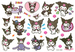 Kuromi Kinder-Tattoos (1 Stück)