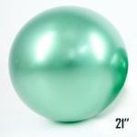 Riesen 21" CHROME Ballon, Grün (1 Stück).)