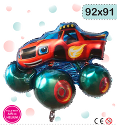 Folienballon Auto Blaze (92cm*91cm)