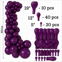Set von Color Jam Dekorative Ballons 70 Stück