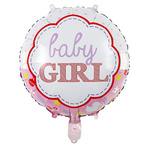 Baby Girl 18" (45cm) Folienballon.)