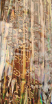Dekorativer schillernder Goldvorhang 100x200cm