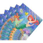 Die kleine Meerjungfrau Ariel Papierservietten 20 Stück.