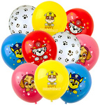 Rubber Balloons Paw Patrol Printed (10 pcs.)
