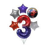 Spider Man 3. Geburtstag Ballon Set
