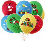 Rubber Balloons Mario Printed (8 pcs.)