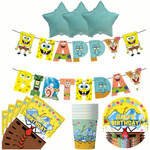 SpongeBob Geburtstag Set - Party Dekorationen (46 Elemente)
