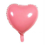 Foil balloon Heart, Pastel Pink 18" (45cm.)