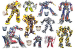 Transformers Tattoos für Kinder (1 Stück)