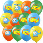 Latex balloons with Panda (12 pcs.)