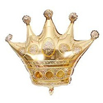 Gold Crown Folienballon (95cm*80cm)
