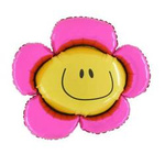Foil Balloon Happy Flower, Grabo