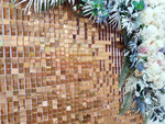 Shimmer Walls Holo Gold Pink (30cm*30cm)