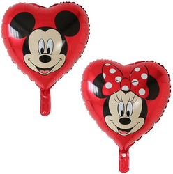 Minnie Rotes Herz Folienballon 18" (45cm).)