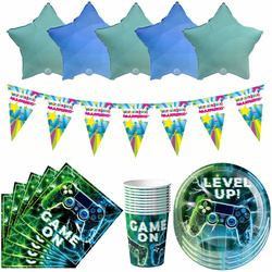 Geburtstagsset Game On - Level Up (46 Elemente)