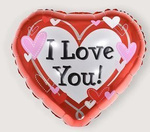 I Love You 18" (45cm) Folienballon.)