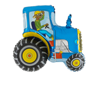 Blauer Traktor-Folienballon, Grabo