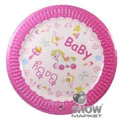 Baby Girl Pappteller (10 Stück).)