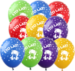 STO YEARS bedruckte Gummiballons (10 Stück).)