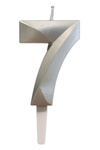 Golden Number "7" Candle
