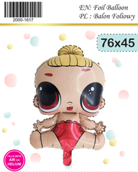 Folienballon LOL (75cm*46cm)