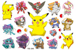 Pokemon Tattoos für Kinder, Pikachu (1 Stück)
