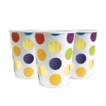 Paper Cups "For Birthday" (10 pcs.)