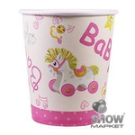 Baby Girl Pappbecher (10 Stück).)