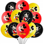 Rubber Balloons Mickey Printed (12 pcs.)
