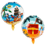 Balon foliowy Piraci. Wyspa Skarbów  18" (45cm.)