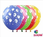 Balloons 12" with print "Balloons" (10 pcs.)