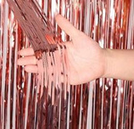 Dekorativer Vorhang Rosa Gold 100x200cm