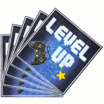Papierservietten "LEVEL UP" - 20 Stück.spielthema
