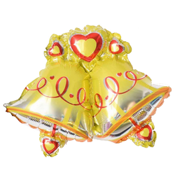 Folienballon Golden Bells