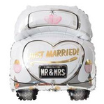 Foil Balloon "Car Just Married" (90cm*48cm)