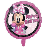 Foil Balloon Minnie Happy Birthday 18" (45cm.)