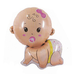 Balon Foliowy Bobas. Baby Girl (65X77cm)