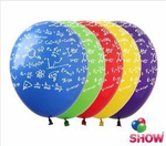Formel bedruckte Gummiballons (10 Stück).)