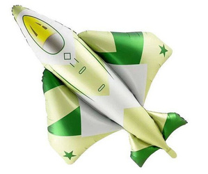 Folienballon in Form eines Flugzeugs 105x98 cm