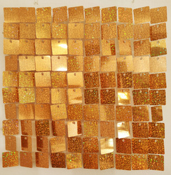 Pailletten-Paneele Dunkelgold £M (30cm*30cm)